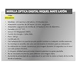 Mirilla optica digital niquel mate laton