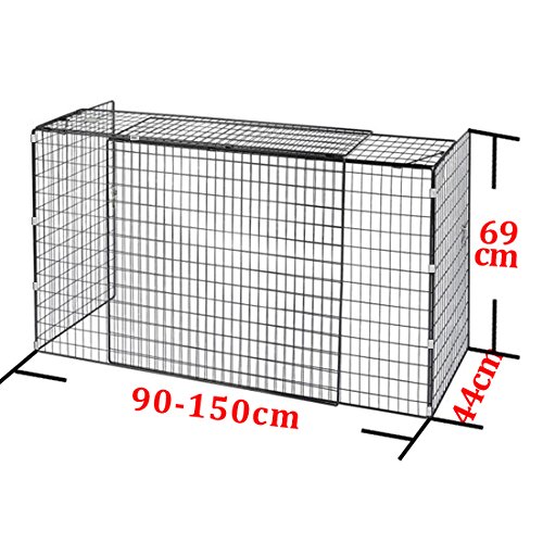 Greenbay Extending Woodburner Fire Guard Screen Fireguard Fireplace Place Guard Nursery Child Safe Black
