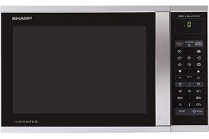 Sharp R-971INW forno a microonde, 1050 W, 40 L, Argento
