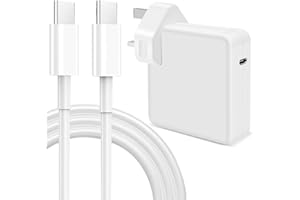 AKOADA 96W Super Fast Charger, MacBook Pro Charger，Laptop Charger for MacBook Air USB C, Compatible with MacBook Pro 16,15,14,13 inches, iPad Pro 12.9, 11inches and all USB C devices, 2M Cable