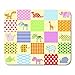 Produktbild AOCCK Gaming Mauspads, Gaming Mouse Pad Patchwork Animal Cat Giraffe Elephant Zebra Hippopotamus Pig Cow 11.8"x 9.8" Decor Office Nonslip Rubber Backing Mousepad Mouse Mat