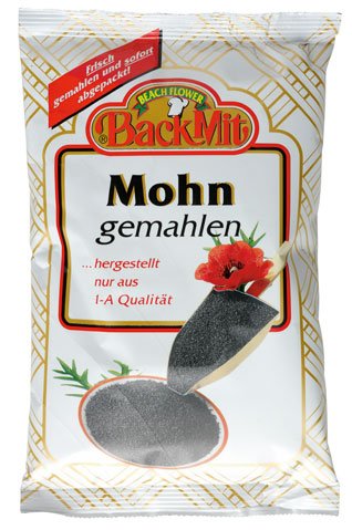 Preisvergleich Produktbild Back Mit Mohn gemahlen - 200gr
