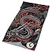 Produktbild MAY-XCustom-headwear 12-in-1 Kopftuch - UPF 30 Versatile Outdoors Daily Kopftuch - Cool Dragon Black Gesichtsmasken, Nackenschutz, Bandana, Balaclava Performance Moisture Wicking (50x25cm)