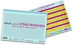 Stadt Land Vortrinken - Der Klügere kippt nach, Stadt Land Fluss Trinkspiel für Erwachsene, mit 61+4 Kategorien und trinkreichen Spezialfeldern / Katertag Trinkspiele (Din A4, Hellblau)