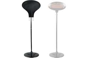 DUDSOEHO Electric Patio Heater Cover Waterproof, Heavy Duty Square Protective Cover Weather Resistant with Adjustable Drawstring Windproof 59x59cm