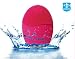 Ultrasonic Cleansing Face Massager Anti-Aging Facial Brush rechargeable waterproof, Sonic Facial Brush, Cleanser & Massager (Pink)