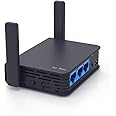 GL.iNet GL-AR750S-Ext (Slate) Gigabit AC VPN Reiserouter, 300Mbps(2.4GHz)+433Mbps(5GHz) Wi-Fi, 128MB RAM, MicroSD-Unterstützu