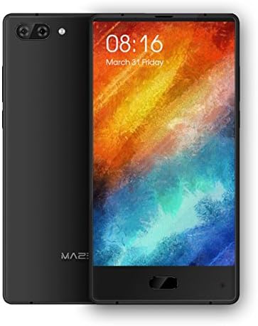 Maze Alpha 4G Smartphone 6.0 inches Unlocked Sim free Mobile Phone FHD Screen with Front Fingerprint Touch, WiFi, GPS (Android 7.0, 4GB Ram 64GB Rom) - Black