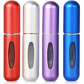 Saiveina Portable 5ml Mini Perfume Atomizer Bottles, Refillable Perfume Spray Bottle, Fragrance Pump Case, Travel and G