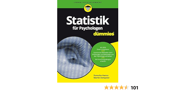 Statistik Fur Psychologen Fur Dummies Ebook Hanna Donncha Dempster Martin Muhr Judith Amazon De Kindle Shop