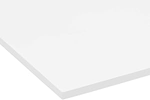 MODULOR PLEXIGLAS® GS bianco (lattiginoso), vetro acrilico di marca versatile e infrangibile per oggetti leggeri ecc., spessore 3 mm Lastra PLEXIGLAS® GS in 12 x 25 cm, traslucido (WH17)