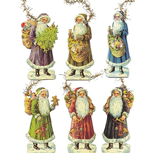 Preisvergleich Produktbild EF Christbaumschmuck Glanzbilder Weihnachtsmann