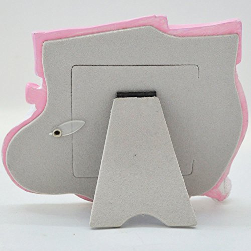 Giftgarden 5×5 Bilderrahmen in Schuhsform ideal für Babysfotos rosa - 6