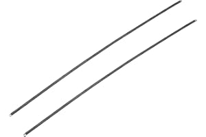 UXCELL sourcingmap Extension Spring - 0.4mm Wire Dia , 3mm OD , 300mm Free Length Spring Steel Small Dual Hook Tension Spring 2pcs