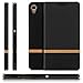 Produktbild Zanasta Designs Tasche Sony Xperia Z3 Plus (Z3+) Hülle Flip Case Schutzhülle Handytasche mit Kartenfach Schwarz