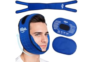 Hilph Poche de Glace Dent de Sagesse, Poche de Froid Visage, Compresse Froid et Chaleur pour Mal de dents/Chirurgie faciale/Inconfort de la mâchoire, 2 Réutilisable Poche de Gel Amovibles