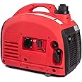 AMC Generatore di corrente Inverter Silenziato, 750W Motore 2 tempi comodo e leggero, 1 presa 230V, interruttore sovraccarico