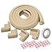 XCSOURCE 6.6ft 2m Safe Edge + 4 Corner Cushions Table Desk Baby Safety Guard Protector Beige MT227