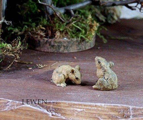 Mäuse 2tlg. geeignet für 13 bis 18cm Figuren
