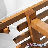 Babys-Dreams Hörnerrodel 120cm mit Rückenlehne & Zugleine Schlitten Holzschlitten Kinderschlitten NEU - 9