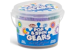 Tobar Pop and Spin Gears Construction Toy, mini