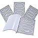 Produktbild Aibecy Wiederverwendbare Airbrush Temporary Adhesive Schablonen Vorlage Buch für Henna Tattoo Körper Kunst Malerei Lieferungen A4 Größe