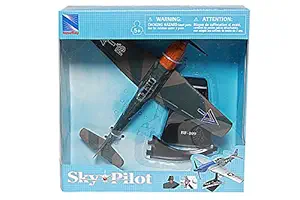 New Ray, Scale 1:48 WWII Fighter Plane BF109 with Plastic Stand (Camouflage)