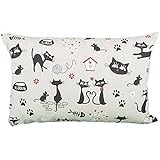 Kissen Rechteck Katzen Kitty allover (11464)