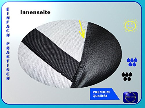 Schonbezug Sitzschoner – Werkstatt Sitzbezug. Langlebige Kunstleder mit zwei Befestigungshaken Wasserdicht und Ölbeständig.Geeignet für Sitze mit Air Bag. - 3