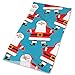Produktbild FGRYGF Cartoon Christmas Santa Claus Pattern Headband Unisex Headwrap Magic Head Scarf Bandana Headwear Neckerchief Elastic Hood Soft Headdress Scrunchy Face Mask Neck Gaiter