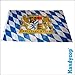 Produktbild Original Handycop® Flagge Fahne Bayern Landesflagge mit großem Staatswappen und Spruch - Freistaat Bayern 150 x 250 cm - wetterfeste Qualität