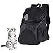 Produktbild Filfeel Pet Travel Tasche, tragbar Rucksack Atmungsaktiv Weich Hund Cat Carrier Puppy Outdoor Anwendung(Schwarz)
