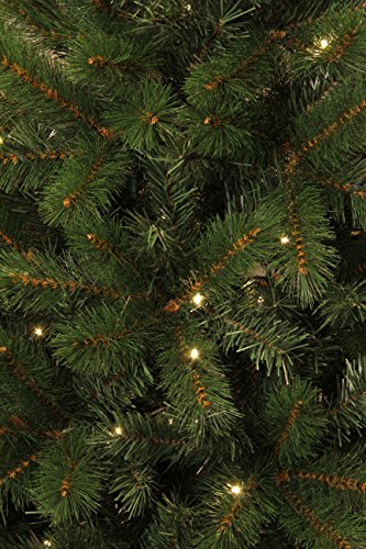 Black Box Trees 379106-01 Künstlicher Weihnachtsbaum Drummond Beleuchtet Höhe 185 cm Durchmesser 99 cm, 140 LED`s warm weiß, 488 Zweige, PVC Hart und Weichnadel - 2