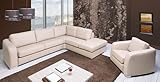  Design Luxus Lounge Sofa Landschaft Couch Polster Garnitur Leder Beige SL18 NEU!