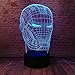Produktbild DR  Superhelden Spielzeug Iron Man DREI D Coole LED-Nachtlichter Bunte Flash Avengers Image Iron Man Maske Modell Spielzeug - wiederaufladbar