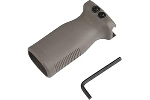 Ranstac Empuñadura Delantera Airsoft, Vertical Foregrip Agarre de Nylon de Riel Picatinny de 20mm CJ/WB-03