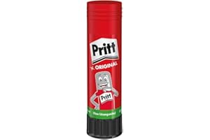 Pritt Stick, pegamento en barra, barra adhesiva, pegamento infantil seguro para niños, 1 x 43 g