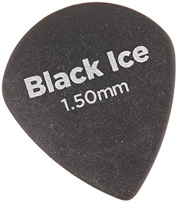 Planet Waves Lot de 25 médiators ultra-épais Motif Noir Ice Noir
