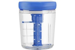 Tefal Jamie Oliver by Chop & Shaker 450 ML, Rapide, Lames en Acier Inoxydable, Couvercle étanche, Graduations intérieures, Légumes, Oignons, Herbes, Noix, Vinaigrettes, Sauces, Marinades K1644344