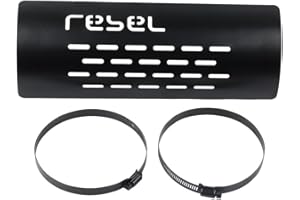 MOQIAOSEIKO Couvercle de Protection Thermique pour Silencieux d'échappement de Moto Compatible avec Honda Rebel CMX500 CMX300 CMX250 CMX 250 300 500 2017 2018 2019 2020 2021 2022 2023 2024