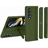 CoverZone Z Fold 7 ile Uyumlu &Ccedil;ok Fonksiyonlu Sert Plastik Telefon Kılıfı, İster Standlı İster Kalemlik B&ouml;lmeli Stand Olarak 