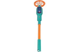 BSTCAR Kids Metal Detector Kit with Magnifier Shovel Whistle, Outdoor Adventure Toy Detecting Game Detector Toy 61cm for Boys Girls