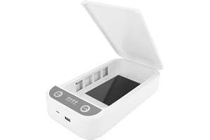 UV - Sanitizer Cleaner Box 360 ° UVC Lätt mobiltelefonrengörare tvättverktygstillbehör med snabbt steriliseringsläge för masker smycken glasögon nycklar