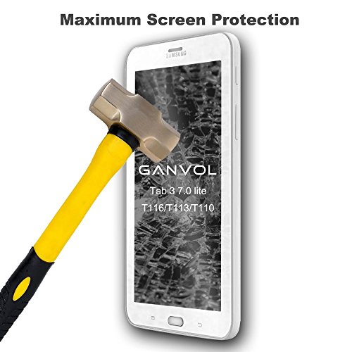 Ganvol Panzerglas Samsung Galaxy Tab 3 Lite 7.0 Inch SM-T110 T116 T111 Panzerfolie Hartglas 9H - 7