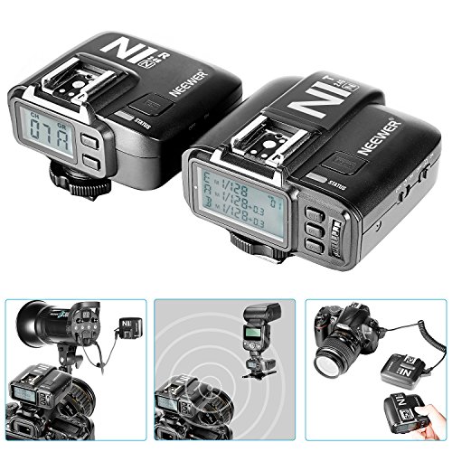Neewer   N1T-N iTTL 2 4 G 32 canaux sans fil flash  1     metteur   1   Receiver  Pour Nikon DSLR Tels que D7200 D7100 D7000 D5300 D5000  Studio Flash et Flash Speedlite