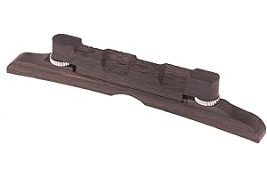 Musiclily Chevalet en bois de rose réglable 114mm pour Mandoline