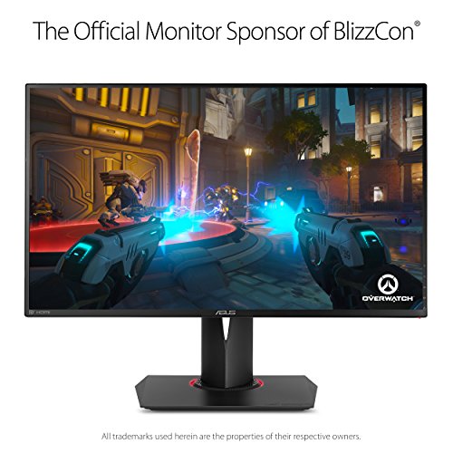 ASUS ROG Swift PG278QR - Monitor Gaming de 27   165 Hz de refresco  resoluci  n WQHD 2560 x 1440  Respuesta 1 ms  G-Sync  Color Negro