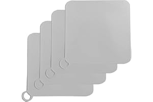 ADEGO Pack 4 Tapa Desague Ducha - 4 Cubiertas de Desagüe Antiolor y Antideslizantes de Silicona para el Baño, Cocina o Patio - Elimina los Malos olores y Evita la Suciedad (15x15, Gris)