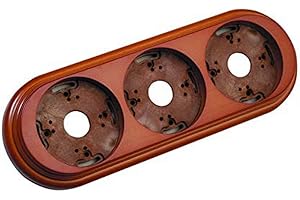 Fontini - marco madera color miel 3elemento garby Ref. 6583020003