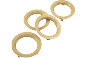 FELGENFACTORY 4x Zentrierringe 70.1-57.1 | 70,1 auf 57,1 kompatibel mit AEZ | Dezent | Dotz | Enzo | Hellbraun